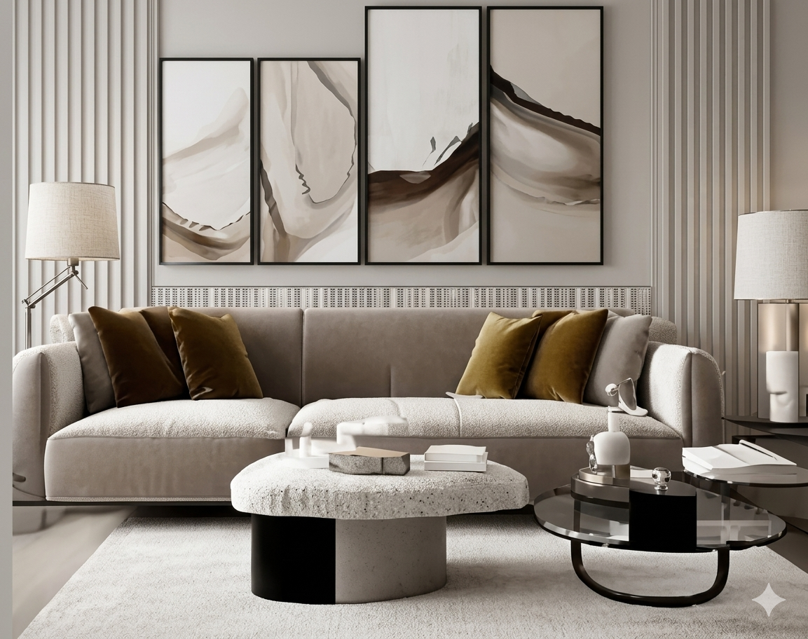 Soft Neutral Lounge